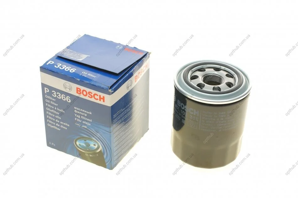 Фільтр масляний двигуна KIA (вир-во Bosch) BOSCH 0 451 103 366 (фото 1)
