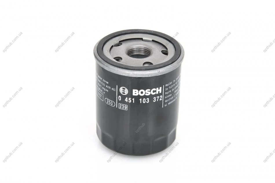 Фільтр масляний Mitsubishi Colt/Smart Forfour 1.1-1.5 04-06 UA63 BOSCH 0 451 103 372 (фото 1)