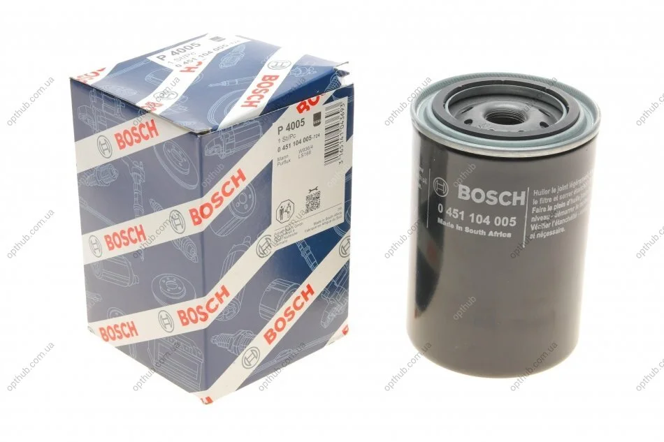 Фільтр масляний двигуна (вир-во Bosch) BOSCH 0 451 104 005 (фото 1)