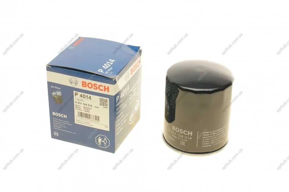 Фільтр масляний Land Rover Discovery89-04/Range Rover 85-02 UA63 BOSCH 0 451 104 014 (фото 1)