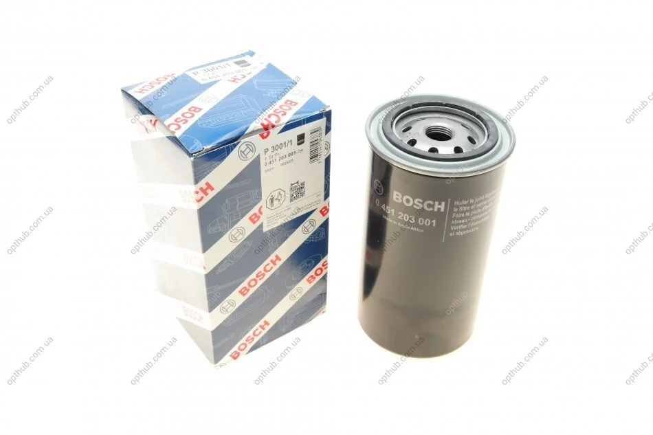 Фільтр масляний Ford Ranger 2.5 TD 99-06/Nissan Pathfinder 3.0 4WD 86-89 UA63 BOSCH 0 451 203 001 (фото 1)