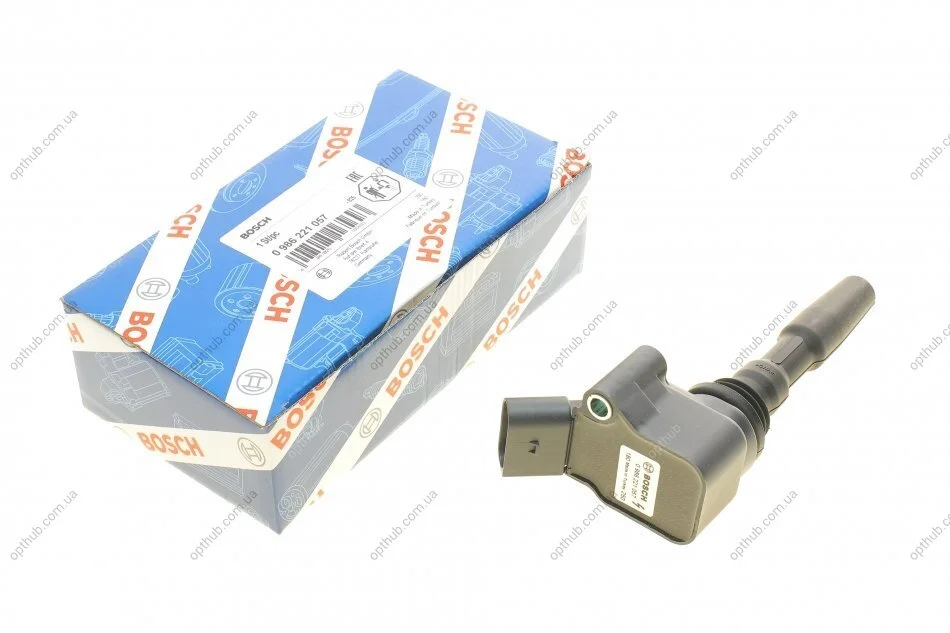 Котушка запалювання VW Caddy/Skoda Octavia 1.0-1.4TSI 12- UA63 BOSCH 0 986 221 057 (фото 1)