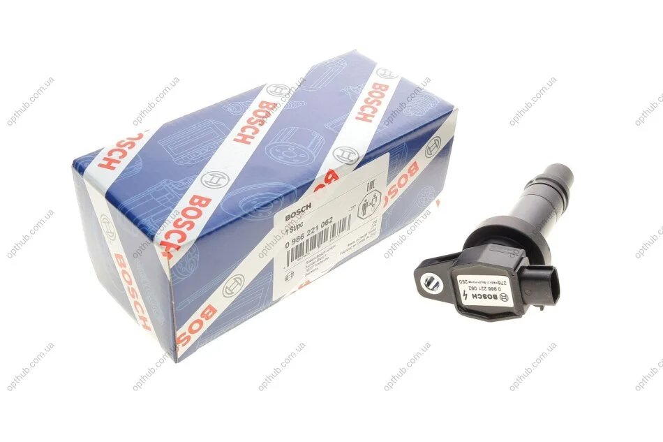 Котушка запалювання Hyundai i30/Kia Cerato 1.4/1.6 04- UA63 BOSCH 0 986 221 062 (фото 1)