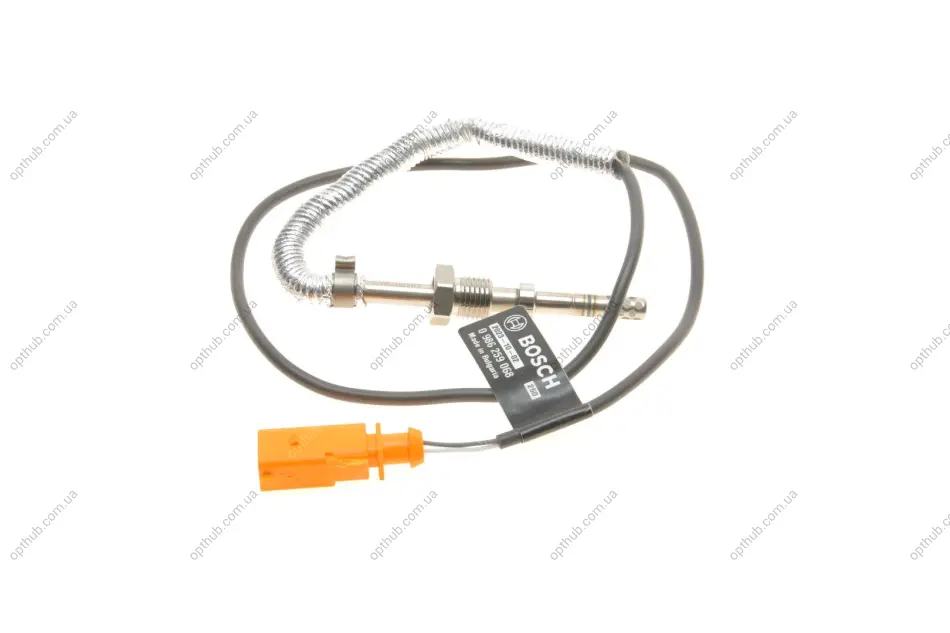 Датчик температури вихлопних газів (після DPF) AUDI A3, TT SEAT ALTEA, ALTEA XL, LEON, TOLEDO III SKODA OCTAVIA II, SUPERB II VW EOS, GOLF PLUS V, GOLF V, GOLF VI 1.6D/1.9D/2.0D 05.03-07.18 BOSCH 0986259068 (фото 1)