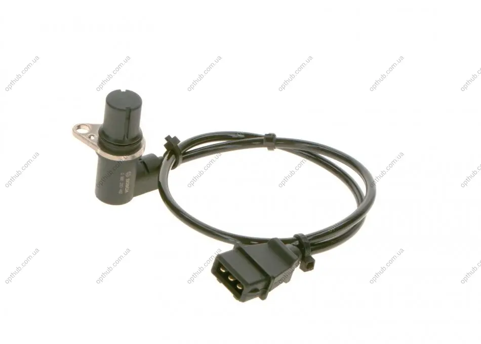 Датчик положення колінчастого вала SEAT ALHAMBRA, CORDOBA, CORDOBA VARIO, IBIZA II, TOLEDO I VW CORRADO, GOLF III, GOLF IV, PASSAT B3/B4, POLO, POLO III CLASSIC, SHARAN 1.6/2.0 02.90-03.10 BOSCH 0986280482 (фото 1)
