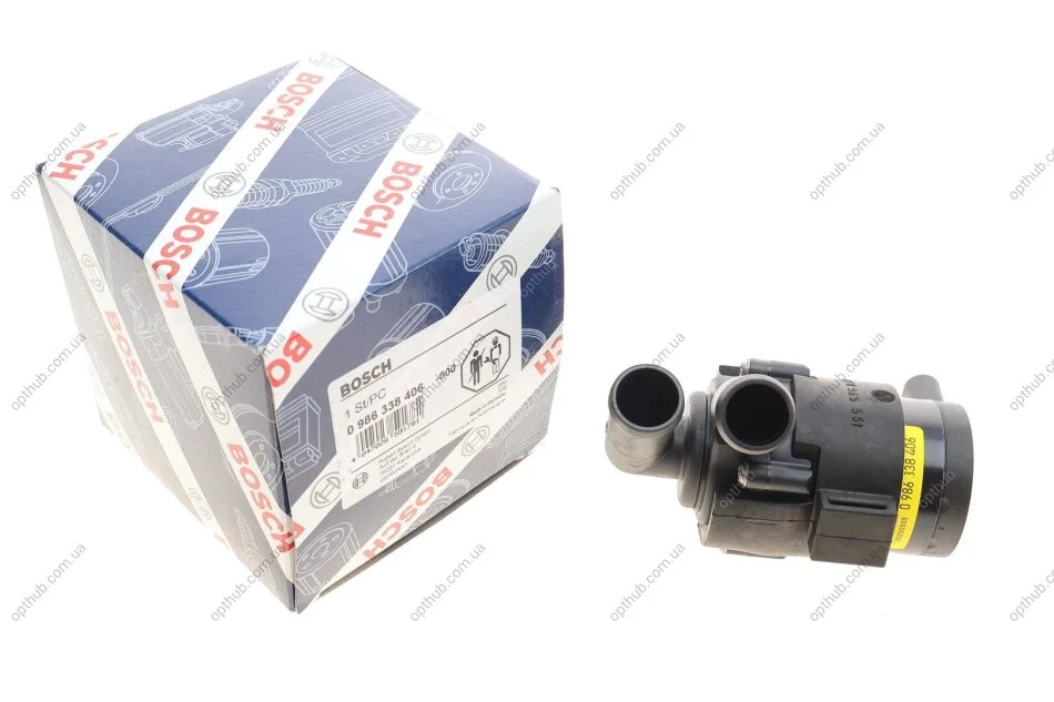 Насос системи охолодження (додатковий) VW T5/T6 2.0 TDI 03-19 (opt-om) BOSCH 0 986 338 406 (фото 1)