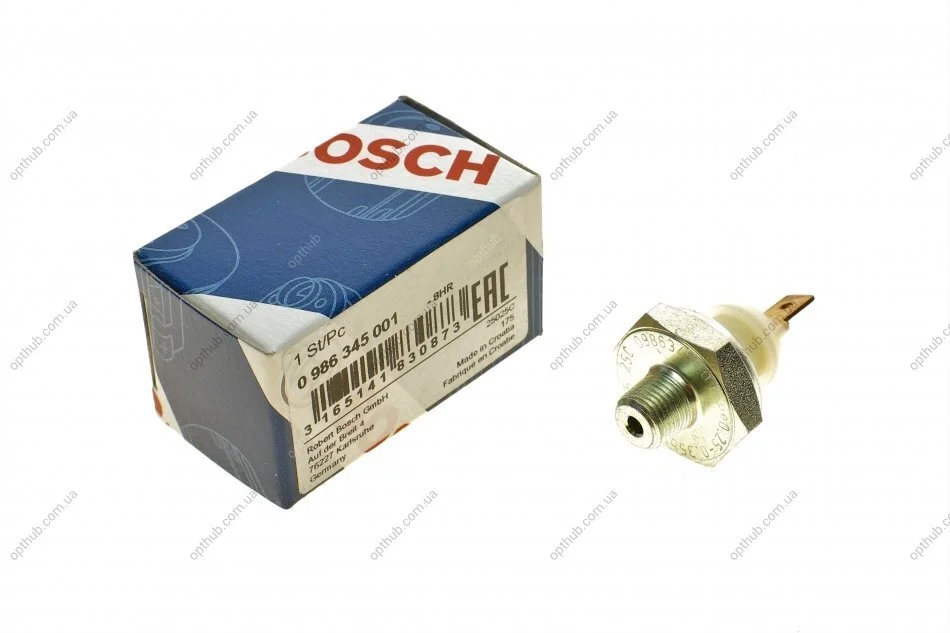 Датчик тиску масла Lexus LS 89-95/Toyota Land Cruiser 81-96 UA63 BOSCH 0 986 345 001 (фото 1)