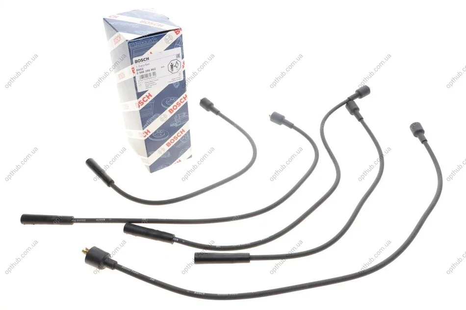 Провід запалювання Opel Corsa A/Kadett D/E 1.0-1.2 79-92 (к-кт) UA63 BOSCH 0 986 356 862 (фото 1)