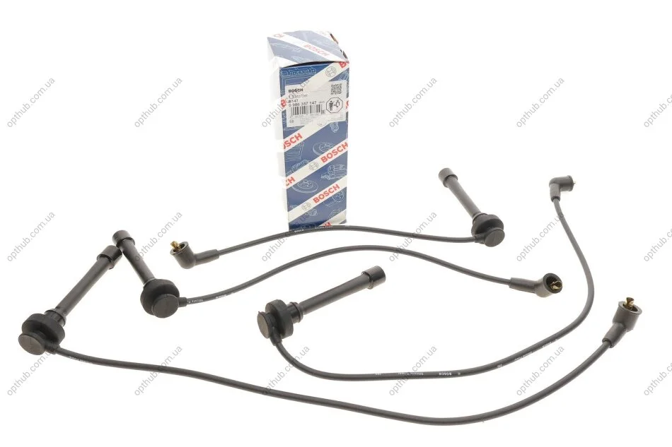 Проводи запалювання Mitsubishi Lancer II/IV/V 1.6 79-03 (к-кт) (opt-om) BOSCH 0 986 357 147 (фото 1)