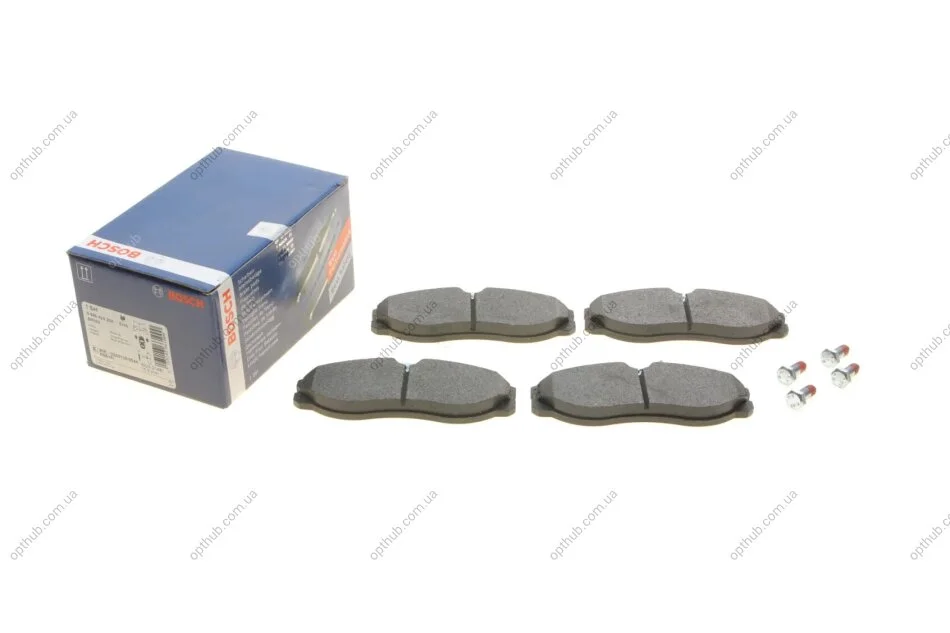 Колодки гальмівні (передні) Nissan Terrano/Venette 94-02/Ford Maverick 93-98 UA63 BOSCH 0 986 424 204 (фото 1)