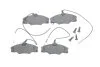 Колодки гальмівні дискові ПЕРЕДН PEUGEOT 406 1.8 16V, 1.9 TD, 2.1 12V TD 10.95- 0 986 424 227 BOSCH 0986424227 (фото 1)
