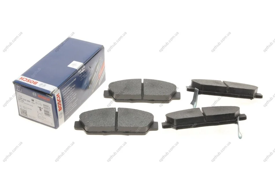 Колодка гальм. диск. HONDA ACCORD передн. (вир-во Bosch) C.I.U BOSCH 0 986 424 289 (фото 1)