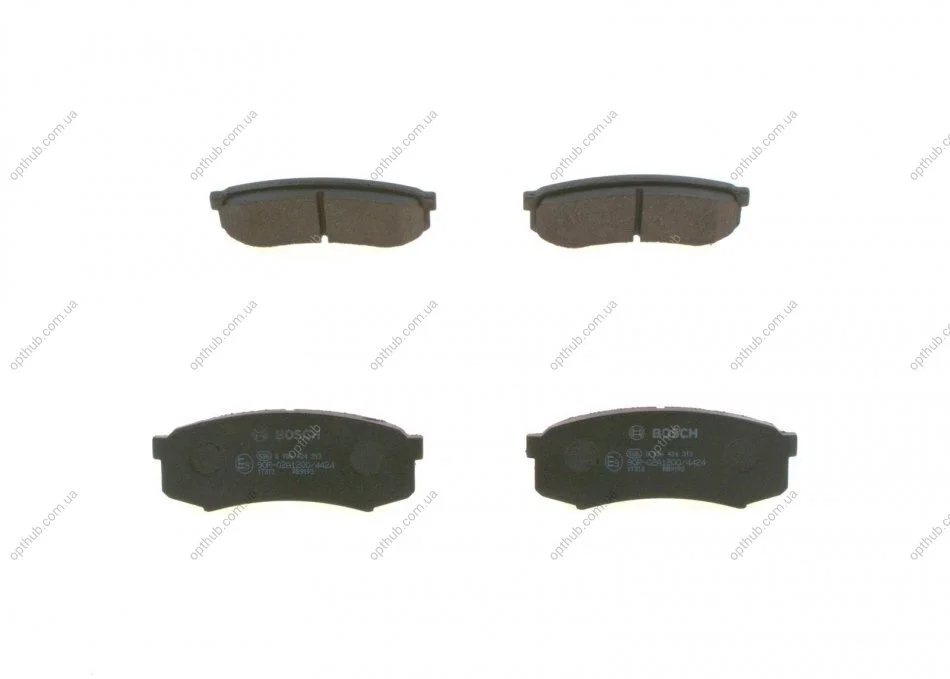 Колодка гальм. диск. TOYOTA LAND CRUISER задн. (вир-во Bosch) BOSCH 0 986 424 313 (фото 1)