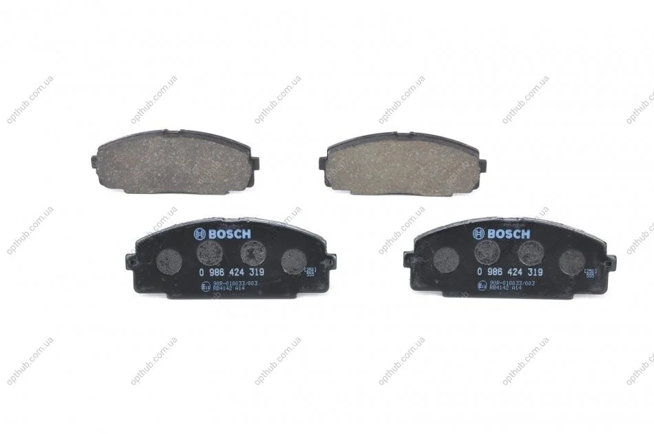 ГАЛЬМІВНІ КОЛОДКИ, ДИСКОВІ BOSCH 0986424319 (фото 1)