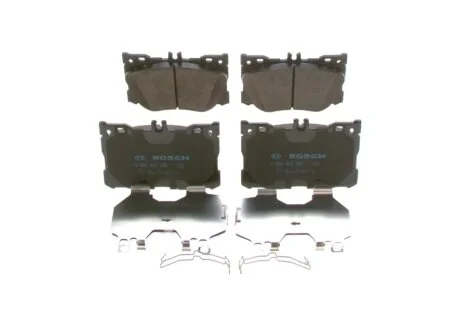 Колодки гальмівні дискові (комплект 4 шт) BOSCH 0986424335