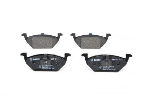 Колодка торм. диск. SKODA FABIA, AUDI A2 передн. (пр-во Bosch) BOSCH 0 986 424 364