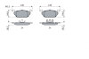 Колодка гальм. диск. SKODA FABIA, AUDI A2 передн. BOSCH 0 986 424 364 (фото 5)