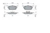 Колодка гальм. диск. SKODA FABIA, AUDI A2 передн. (вир-во Bosch) BOSCH 0 986 424 364 (фото 5)