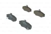 Комплект гальмівних колодок передн, HYUNDAI GRACE, H100, PORTER 2.4/2.5D/2.6D 07.93-12.04 BOSCH 0986424368 (фото 1)