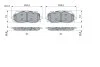 Колодки гальмівні дискові ПЕРЕДН AUDI A4 BERLINA (8W2,B9) AVANT (8W5,B9) 05/15- -ua BOSCH 0 986 424 429 (фото 5)
