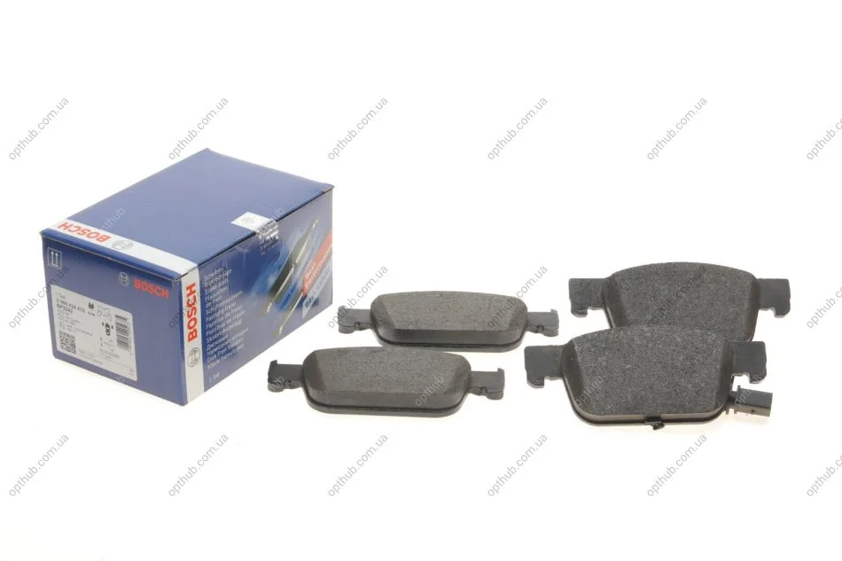 Колодки гальмівні (передні) Audi A4/A5 15- (з датчиком) 0 986 424 433 UA63 BOSCH 0986424433 (фото 1)