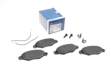 Колодки гальмівні (передні) Renault Kangoo 97-/Nissan Kubistar 03- UA63 BOSCH 0 986 424 455