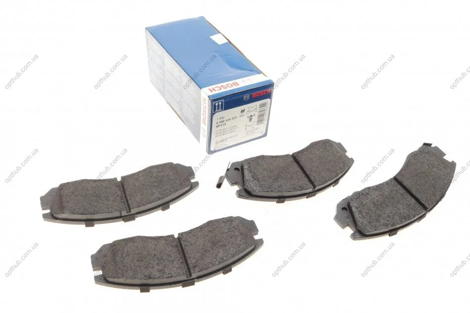 Колодка торм. диск. MITSUBISHI ECLIPSE, GALANT передн. (пр-во Bosch) BOSCH 0 986 424 523 (фото 1)