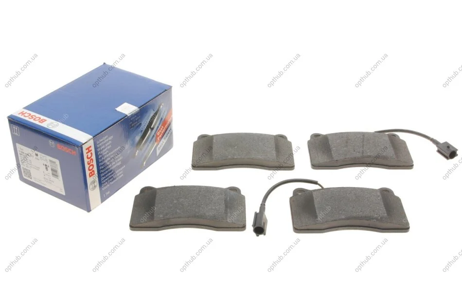 Колодки гальмівні (передні) Alfa Romeo 159/166/Spider 98-11 (Brembo) UA63 BOSCH 0 986 424 577 (фото 1)
