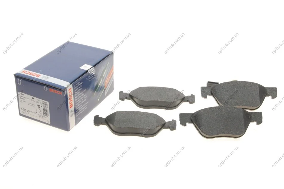 Колодки гальмівні (передні) Fiat Punto/Coupe 95-12 (Ate) (з датчиком) 0 986 424 578 UA63 BOSCH 0986424578 (фото 1)