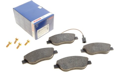 Колодки гальмивни (передни) Fiat Stilo/Bravo/Lancia Delta 01-18 UA63 BOSCH 0 986 424 595