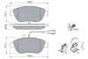 Колодка гальм. диск. FIAT LINEA, BRAVO передн. (вир-во Bosch) C.I.U BOSCH 0 986 424 596 (фото 5)