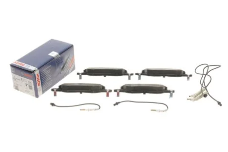 Колодки гальмівні (передні) Citroen C5 I/II 01-08 (Bosch) (з датчиком) 0 986 424 598 UA63 BOSCH 0986424598