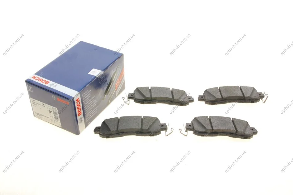 Колодки гальмівні (передні) Nissan Leaf 10- (opt-om) BOSCH 0 986 424 638 (фото 1)
