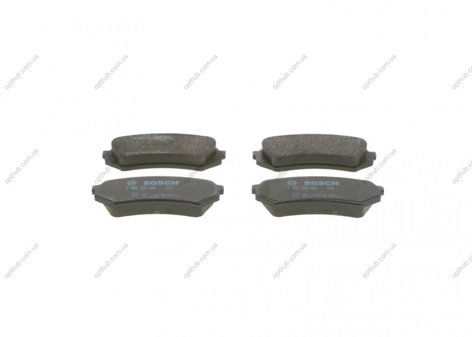 Колодка гальм. диск. LEXUS/TOYOTA LX470/LANDCRUISER 100 задн. (вир-во Bosch) BOSCH 0 986 424 641 (фото 1)