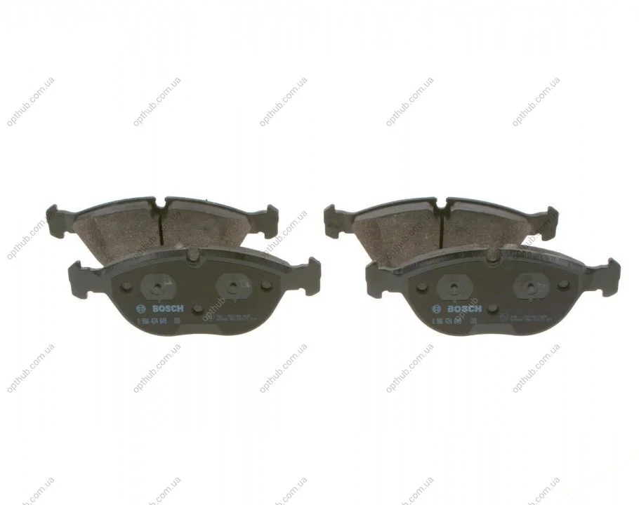 Колодка гальм. диск. MB C-CLASS, VW GOLF V передн. (вир-во Bosch) BOSCH 0 986 424 649 (фото 1)