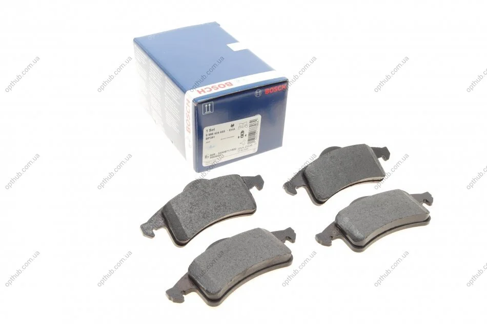 Колодка гальм. диск. JEEP задн. (вир-во Bosch) BOSCH 0 986 424 665 (фото 1)