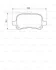Комплект гальмівних колодок передн, TOYOTA COROLLA, PASEO, STARLET 1.3/1.5/1.6 05.95-02.00 BOSCH 0986424692 (фото 1)