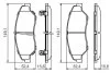 Гальмівні колодки дискові BOSCH 0986424696 (фото 1)