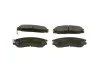 Колодки гальмівні (передні) Hyundai Santa Fe/Trajet 00-12/Ssangyong Actyon/Kyron 05-/Rexton UA63 BOSCH 0 986 424 729 (фото 1)