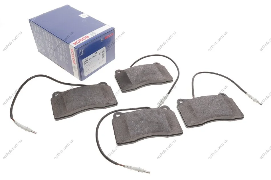 Колодки гальмівні (передні) Citroen C8/Peugeot 607/608 00- (Brembo) (з датчиками) UA63 BOSCH 0 986 424 738 (фото 1)