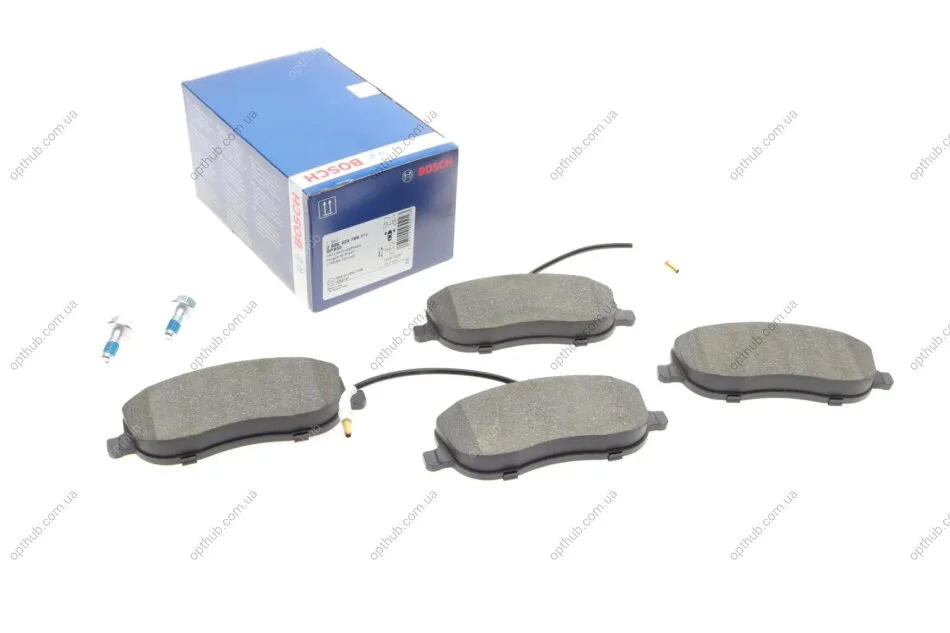 Колодки гальмівні (передні) Citroen C8 02-/Jumpy/Fiat Scudo/Peugeot Expert 95-06/807 02- (+ UA63 BOSCH 0 986 424 789 (фото 1)