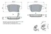 Колодки гальмівні (задні) Toyota Avensis/Corolla 1.6-2.4i 03-09 UA63 BOSCH 0 986 424 798 (фото 5)