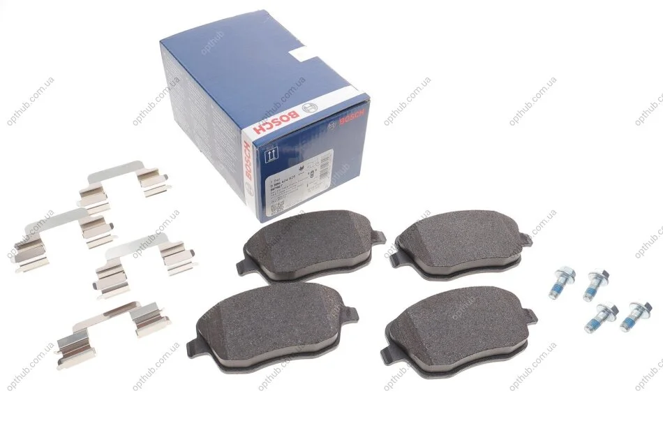 Колодки гальмівні (передні) Seat Cordoba/Ibiza IV/VW Polo/Skoda Fabia 99-15/Roomster 06-15 UA63 BOSCH 0 986 424 829 (фото 1)