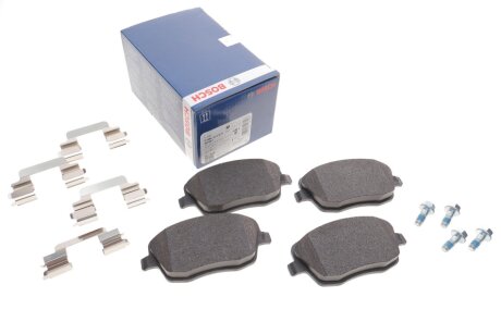 Колодки гальмівні (передні) Seat Cordoba/Ibiza IV/VW Polo/Skoda Fabia 99-15/Roomster 06-15 UA63 BOSCH 0 986 424 829