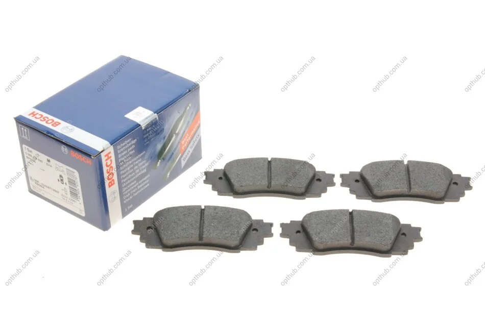 Колодки гальмівні (задні) Toyota C-HR 16--/Rav4 18-/Lexus RX 15- (opt-om) BOSCH 0 986 424 840 (фото 1)