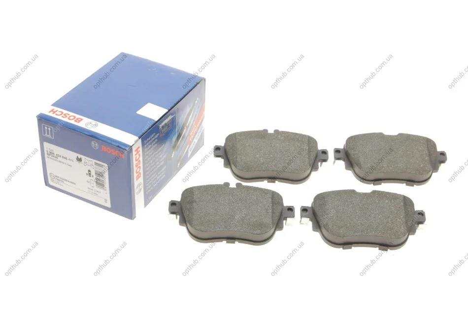 Колодки гальмівні дискові ЗАДН MB E-CLASS BERLINA/T-MODEL (W213)(S123) 01/16- -ua BOSCH 0 986 424 845 (фото 1)
