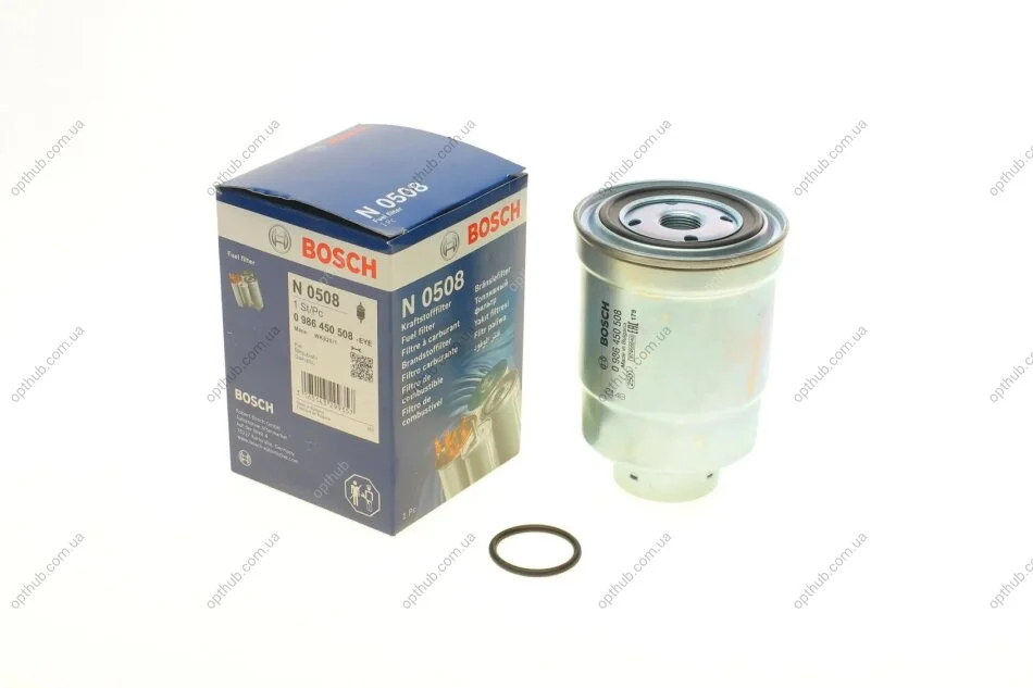 Фільтр паливний Hyundai H-1/Mitsubishi Lancer III 1.8-3.0D 82- UA63 BOSCH 0 986 450 508 (фото 1)