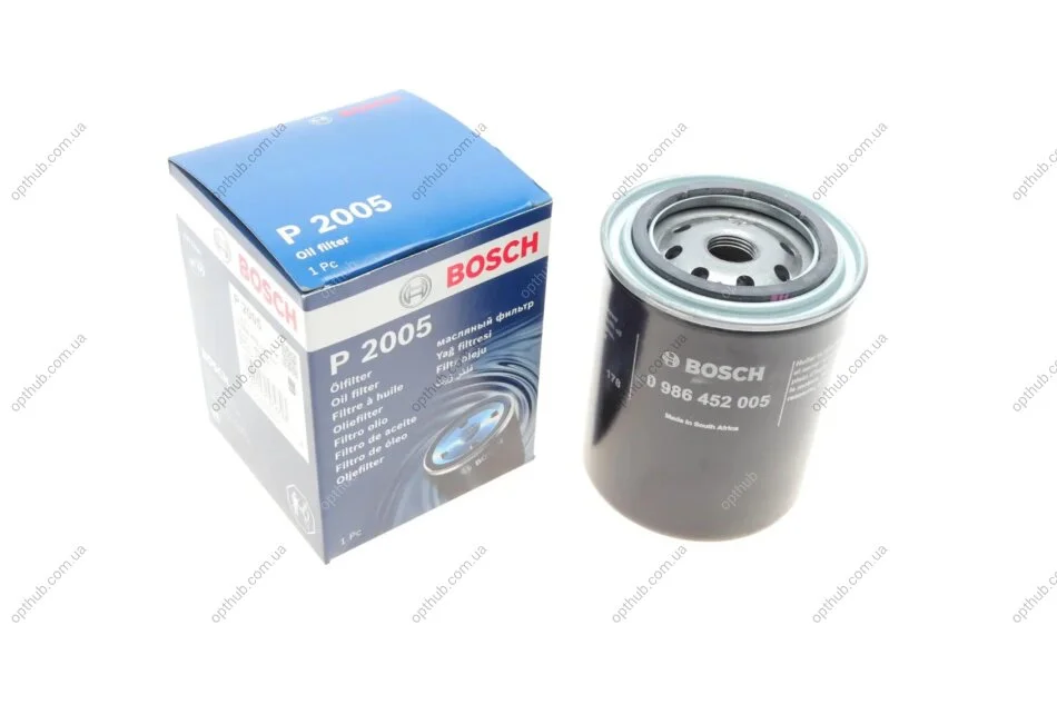 Фільтр масляний двигуна NISSAN (вир-во Bosch) BOSCH 0 986 452 005 (фото 1)