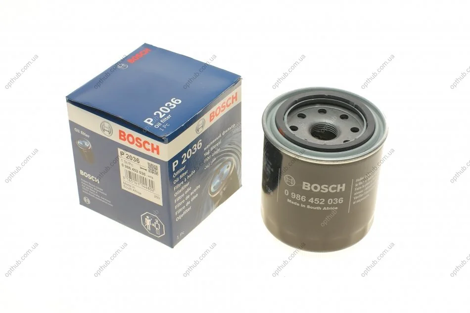 Фільтр масляний Honda Accord 1.6-2.0i 83-98 UA63 BOSCH 0 986 452 036 (фото 1)
