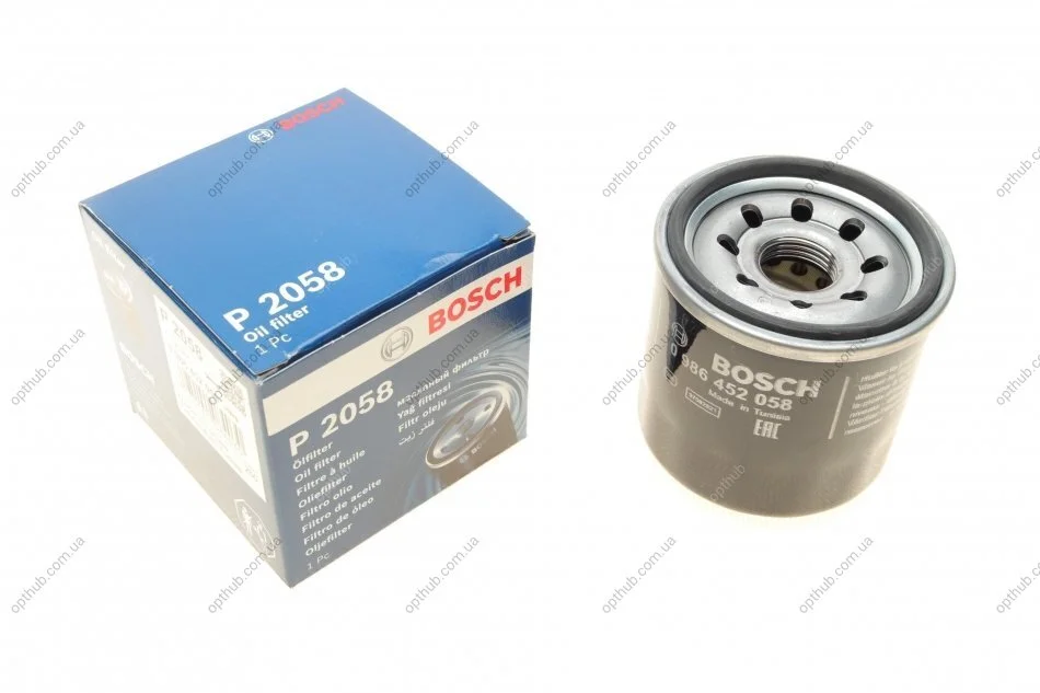 Фільтр масляний Chevrolet Aveo/Daewoo Matiz 03- benzin UA63 BOSCH 0 986 452 058 (фото 1)